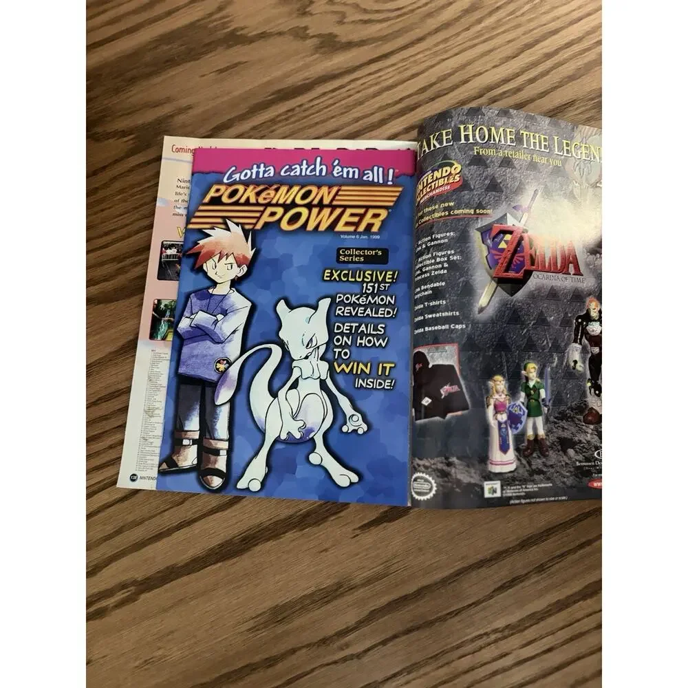 Nintendo Power 116 With Poster, Comic Vol 6, Subscriber Bonus, Pokemon Calendar